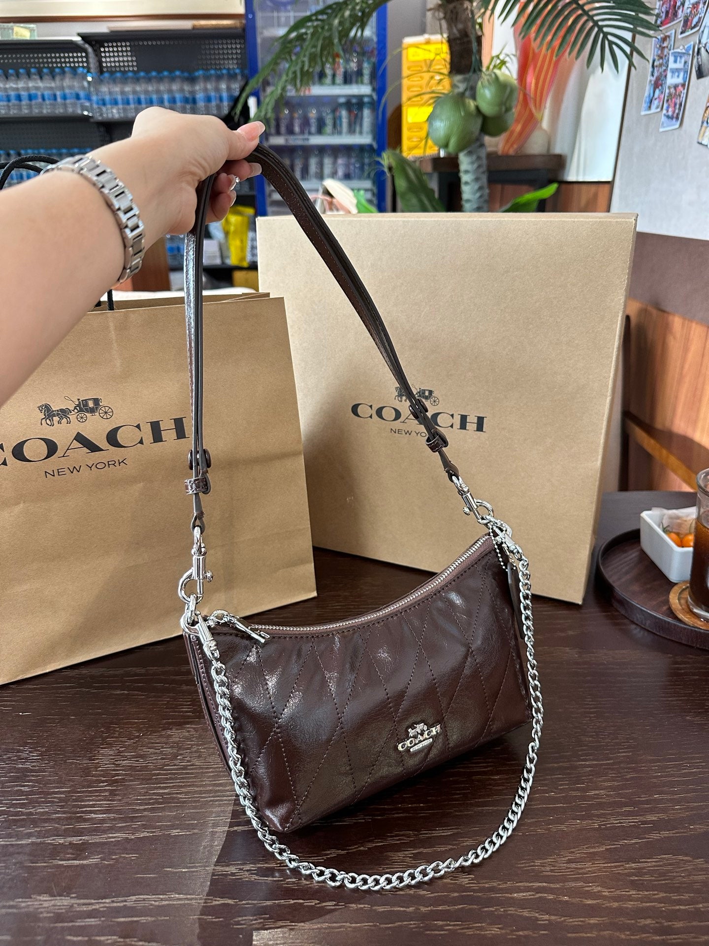Bolso COACH CC-013 (24.5*13*9cm)