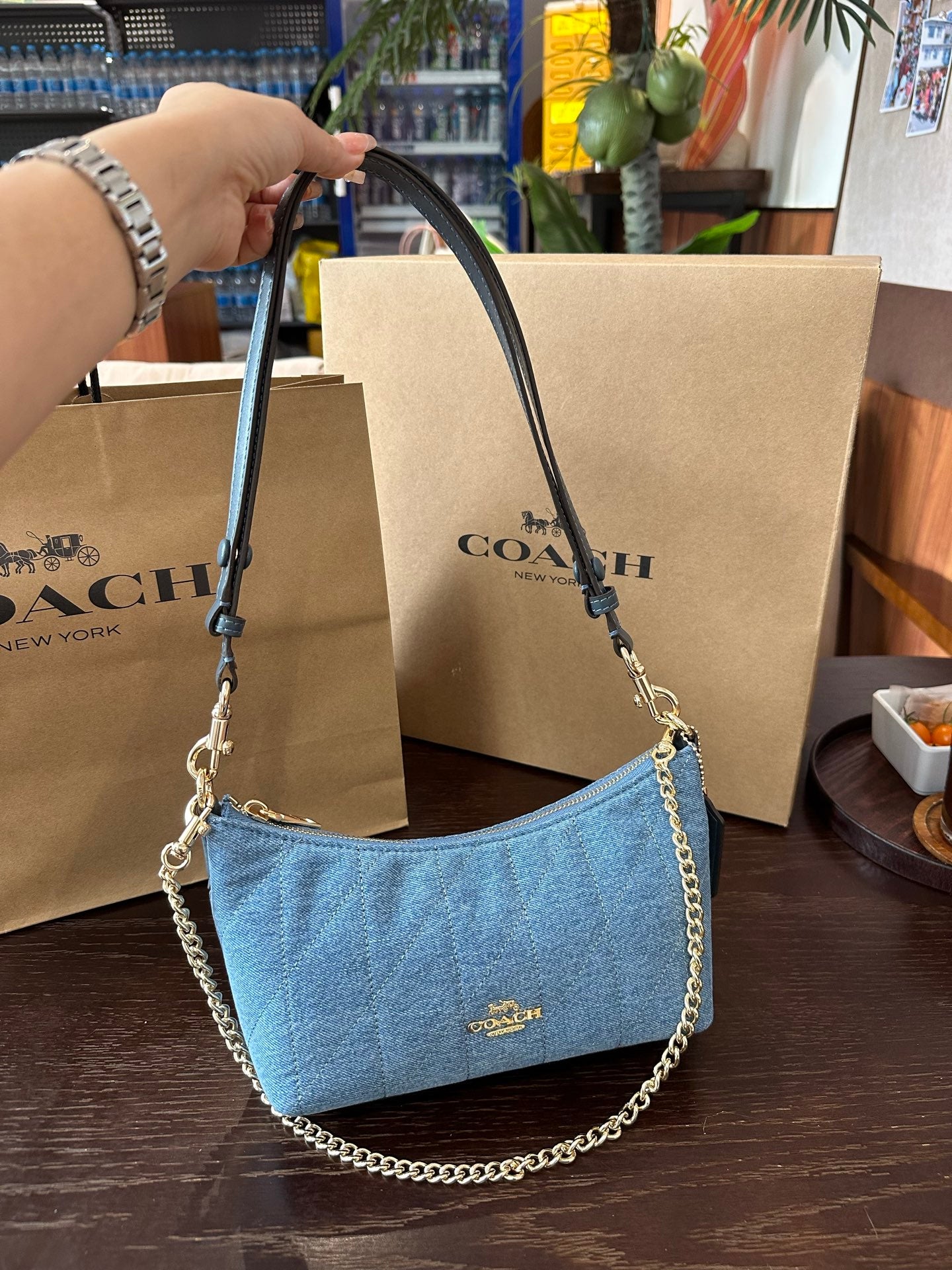 Bolso COACH CC-017 (24.5*13*9cm)