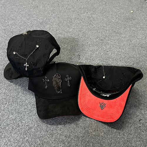 Gorra Dandy Cruz Colgante Plata