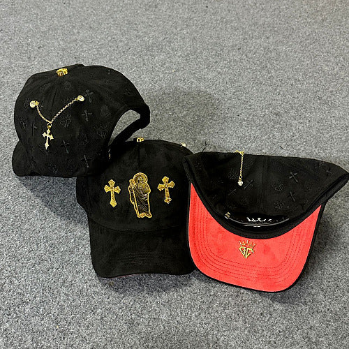 Gorra Dandy Cruz Colgante Oro