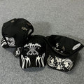 Gorra Dandy Tribal Calavera Blanco Negro