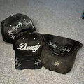 Gorra Dandy Estrellas Negra Studs