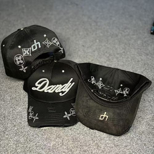 Gorra Dandy Estrellas Negra Studs