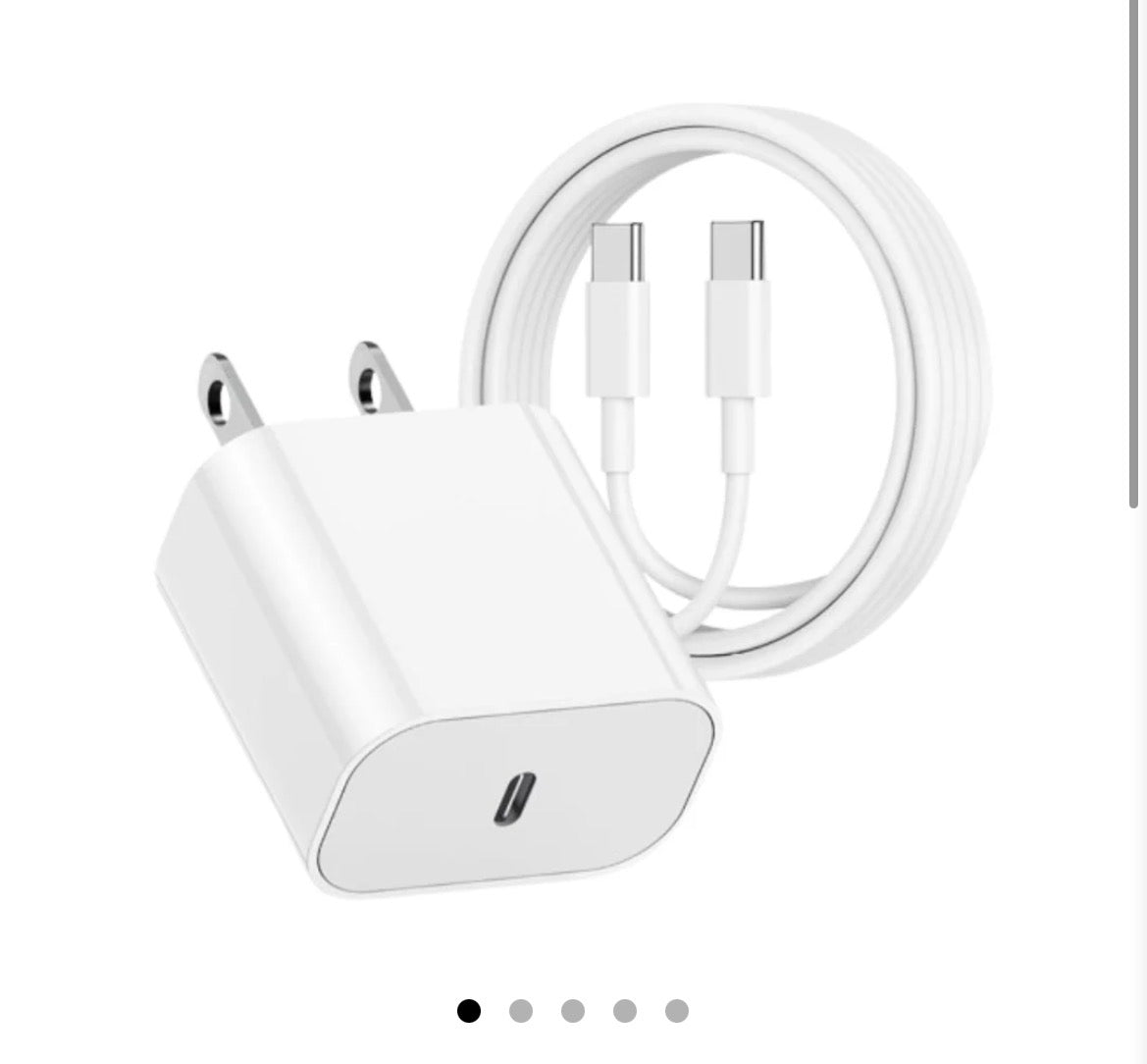 Cargador cubo tipo C