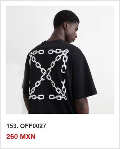 Playera OFF-WHITE OFF0027