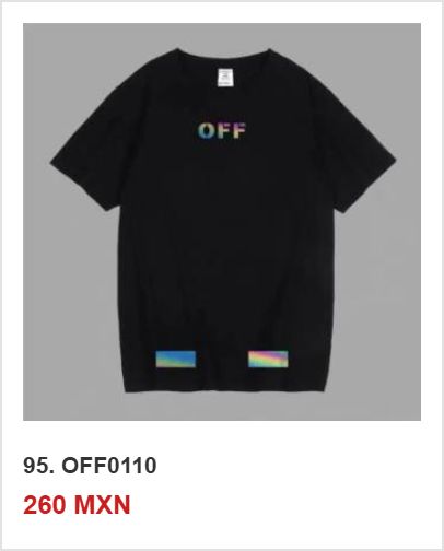Playera OFF-WHITE OFF0110