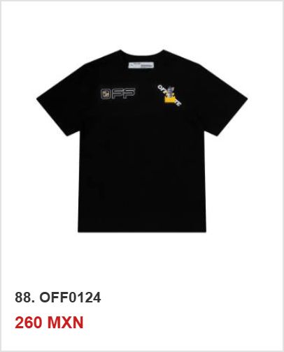 Playera OFF-WHITE OFF0124