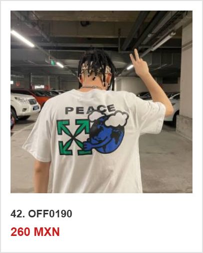 Playera OFF-WHITE OFF0190