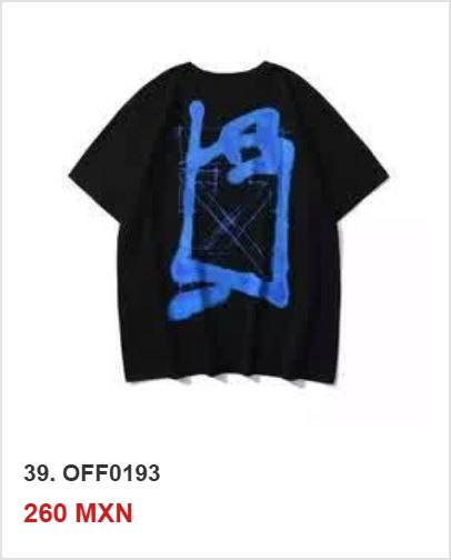 Playera OFF-WHITE OFF0193