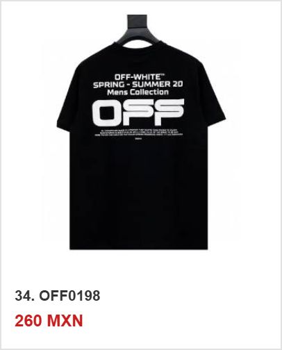 Playera OFF-WHITE OFF0198