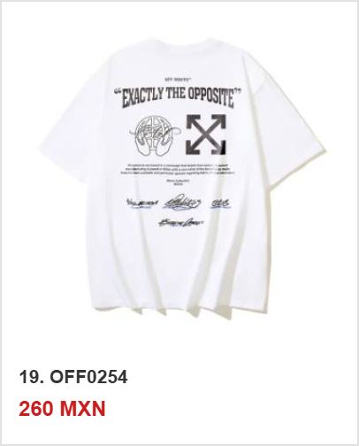 Playera OFF-WHITE OFF0254