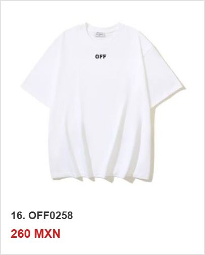 Playera OFF-WHITE OFF0258