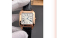 Reloj Cartier Santos Dumont Oro rosa Esfera blanca (33,9 mm)