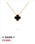 Collar trébol Oro Amarillo #19