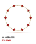 Collar trébol Oro Amarillo #62