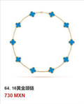 Collar trébol Oro Amarillo #64