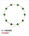 Collar trébol Oro Amarillo #65