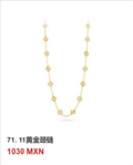 Collar trébol Oro Amarillo #71