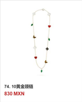 Collar trébol Oro Amarillo #74