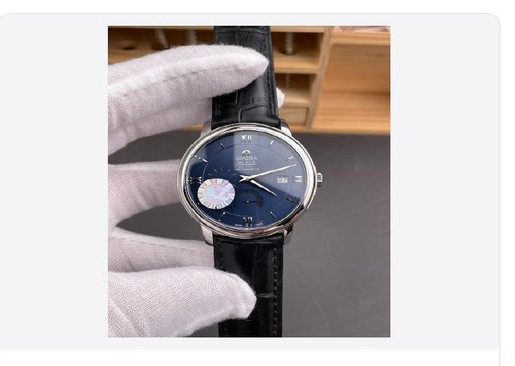 Reloj Omega De Ville Co-Axial, esfera azul (39.5mm)