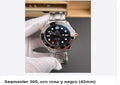 Reloj Omega Seamaster 300, oro rosa y negro (42mm)
