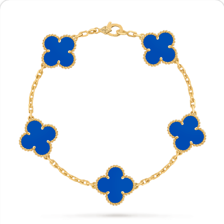 Pulsera trébol Oro Amarillo 11