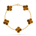 Pulsera trébol Oro Amarillo 12