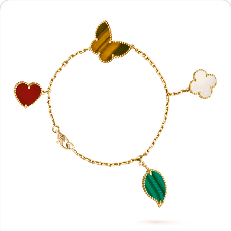 Pulsera trébol Oro Amarillo 14