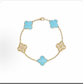 Pulsera trébol Oro Amarillo 15