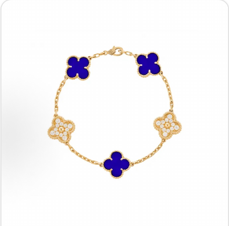 Pulsera trébol Oro Amarillo 16