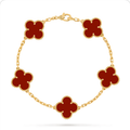 Pulsera trébol Oro Amarillo 2