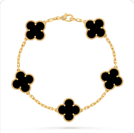 Pulsera trébol Oro Amarillo 3