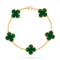 Pulsera trébol Oro Amarillo 5