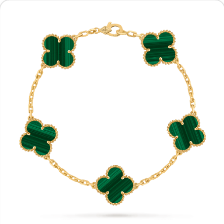 Pulsera trébol Oro Amarillo 5