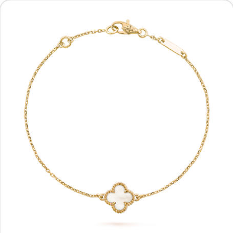 Pulsera trébol Oro Amarillo 6