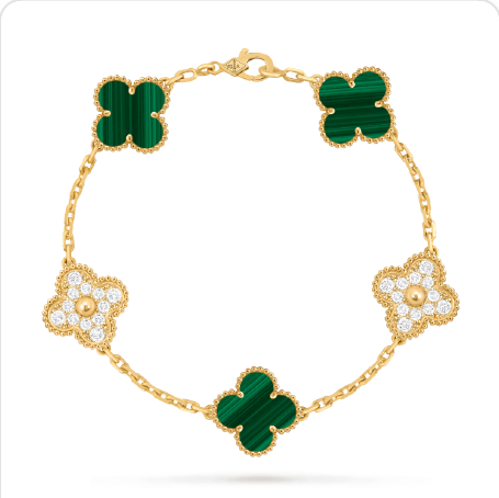 Pulsera trébol Oro Amarillo 9